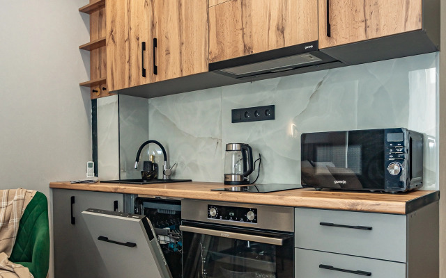 Квартира Студия Малахит в доме бизнес-класса рядом с ЦГБ