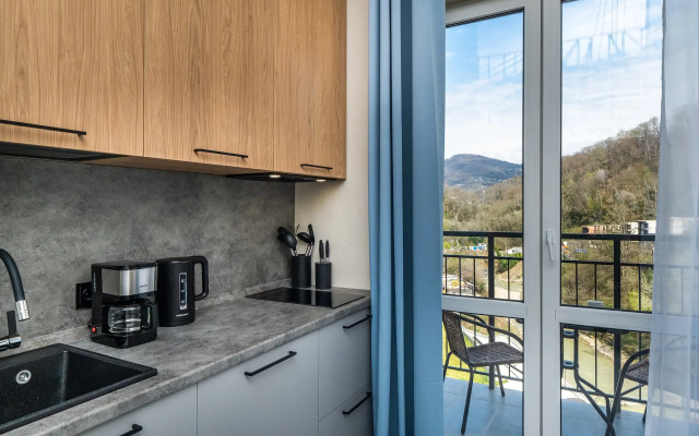 Апартаменты Двухуровневая Дизайнерская Студия