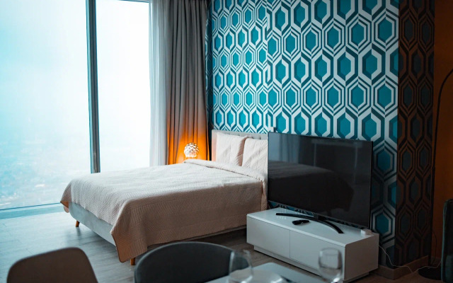 Квартира Просторная студия на 75 этаже в Башне Федерация