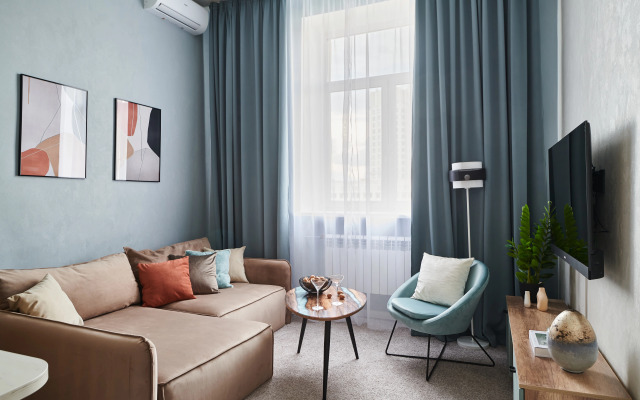GM Tihaya i uyutnaya Trekhkomnatnaya na Krasnopresnenskoj naberezhnoj Apartments