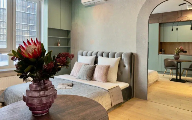 Апартаменты студия Люкс с видом реку и Москва-Сити!