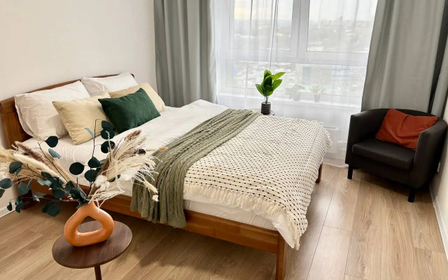 Квартира Просторная однокомнатная для 4х гостей