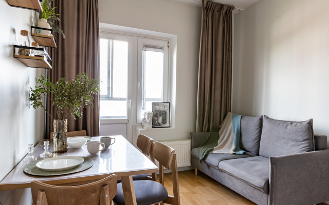 Квартира Сканди однокомнатные Piter Apartments с кондиционером
