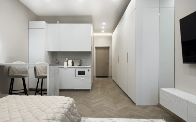 Апартаменты Уютная студия на Шелепихинской набережной