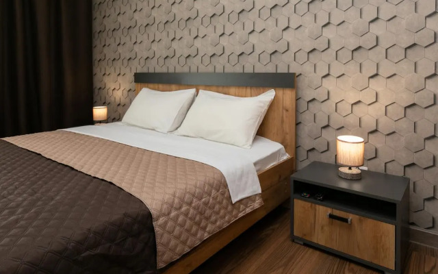 Двухкомнатные апартаменты Этажидейли возле ЖД вокзала