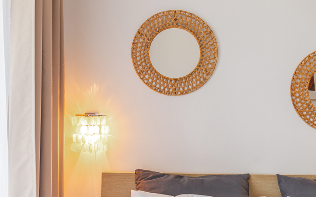 Апартаменты F-Apart с видом на башню Лахта Центр