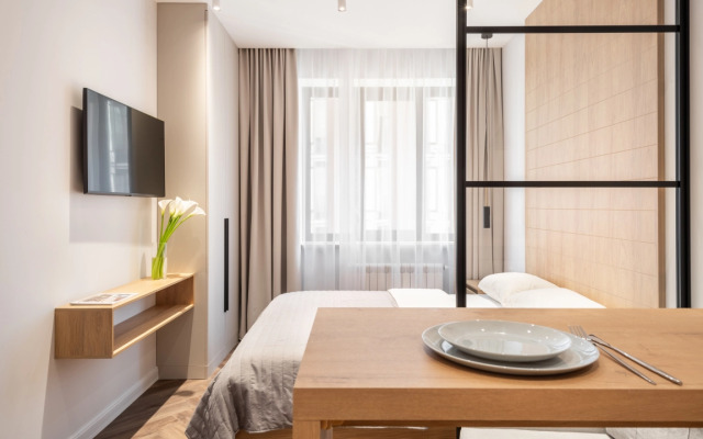 "Deluxe with Bar Counter" in Modern Design Apartments near Dinamo Metro