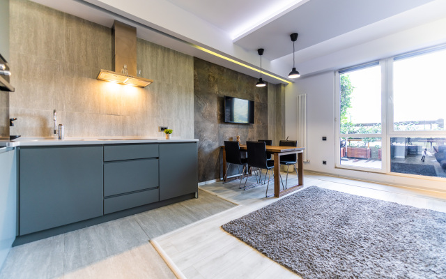 Oplot - Uluchshennyj lyuks s terrasoj 1 Apartments