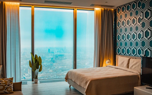 Квартира Просторная студия на 75 этаже в Башне Федерация