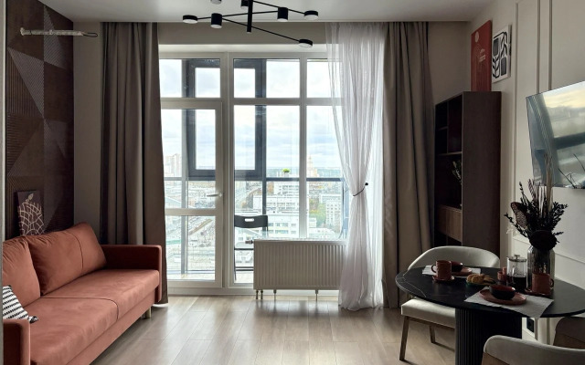Квартира Стильная видовая студия в центре
