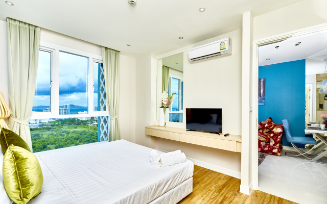 Апартаменты Grande Carribean sea view Jomtien beach