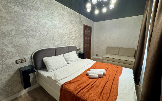 Двухкомнатная квартира Люкс с камином и видом на лес