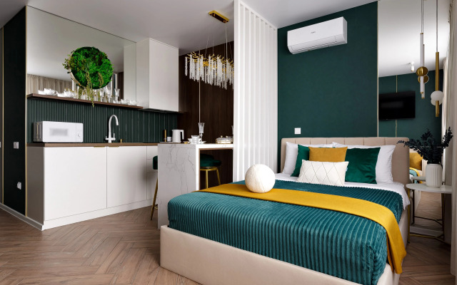 Квартира Дизайнерская студия у парка Галицкого и Ozon арены