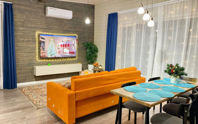 Частный дом дизайнерский великолепной уличной территорией