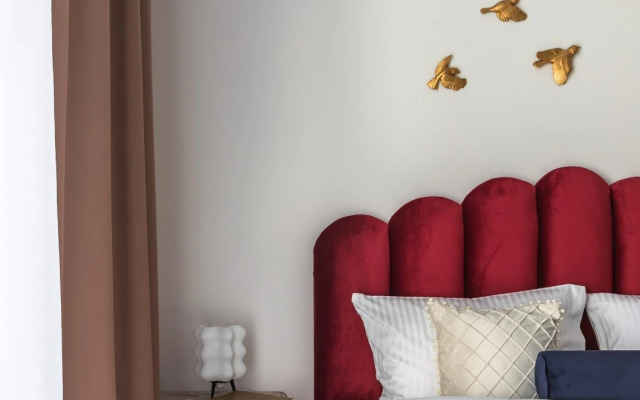 Квартира студия Птицы с роскошной панорамной лоджией