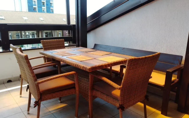 Квартира двуxуровневая с террасой