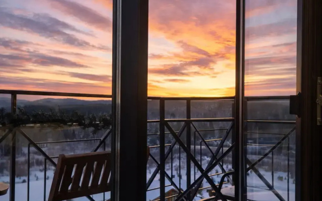 Апартаменты с потрясающим видом на Солнечной Долине