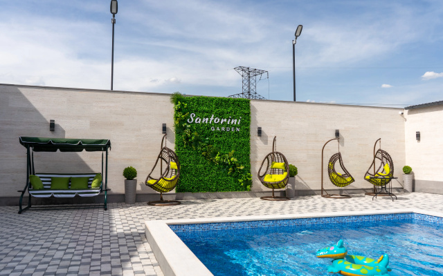 Вилла Santorini villa with pool near airport