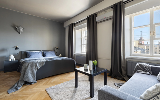 Апартаменты Двухуровневые Little Italy 140 кв.м с видом на собор