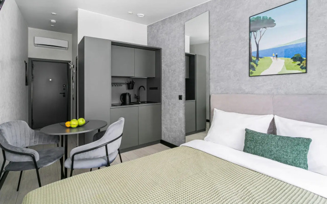 Апартаменты в ЖК Park Side в Монохромном Стиле 7