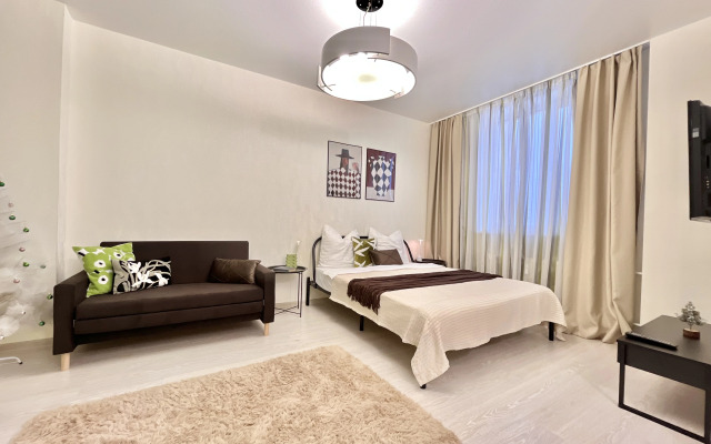 Квартира Свeтлaя Студия в Центрe Гopoдa