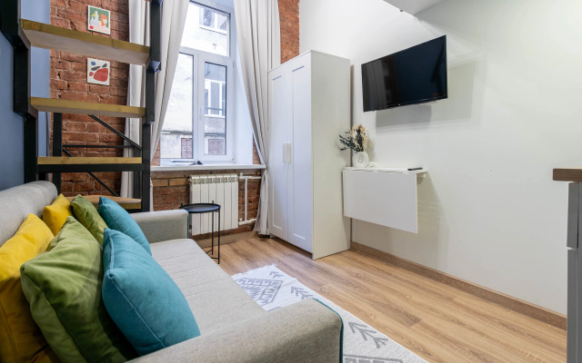 Studiya S Dizaynerskim Remontom V Centre Flat