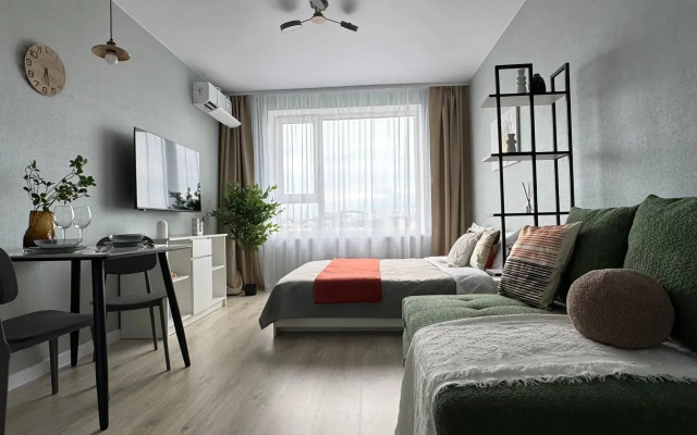 Квартира Стильная Cтудия с Видом на Золотой Мост