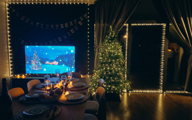 Частный дом с гриль-мангалом, сауной и большой террасой