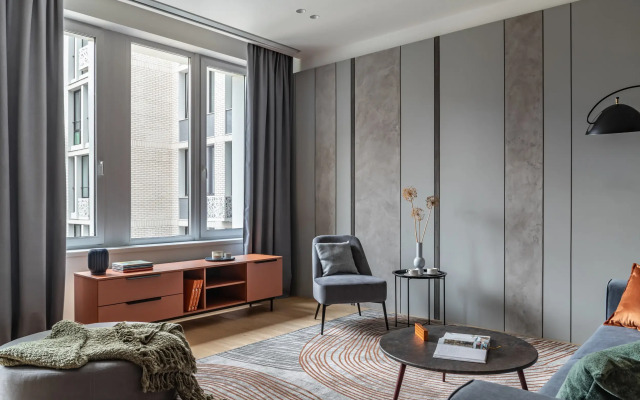 Квартира Moscow Deluxe Apartments ВДНХ Family Suite