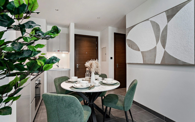 Апартаменты Вдохновляющие 1BR в Sobha Hartland