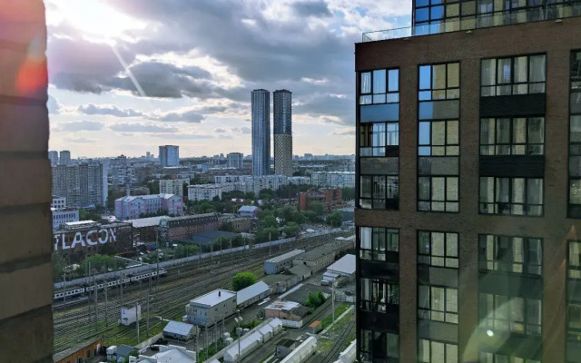 Апартаменты Lalapart Black Emerald с сауной в ЖК Савеловский Сити