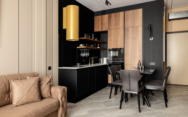 Апартаменты двухкомнатные Sunset Flatport рядом с Москва-Сити