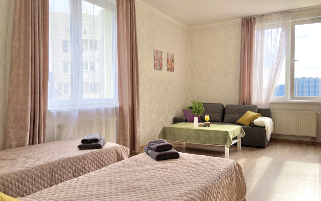 Dvukhkomnatnaya Good Sleep Apartments Na Ulitse Belorusskaya Flat