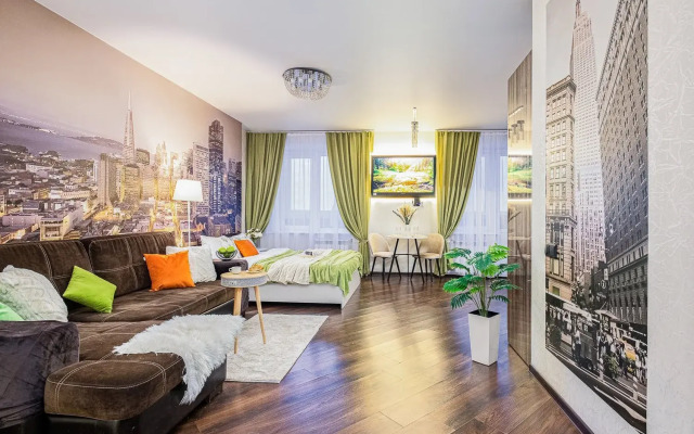 Квартира Уютная студия недалеко от Зоопарка с лоджией