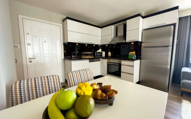 Апартаменты 2+1 Qoople Begonia в 20 метрах от моря