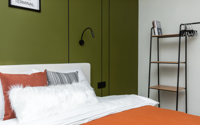 Квартира Дизайнерская в 5 Минутах от Аэропорта Самозаселение 24/7