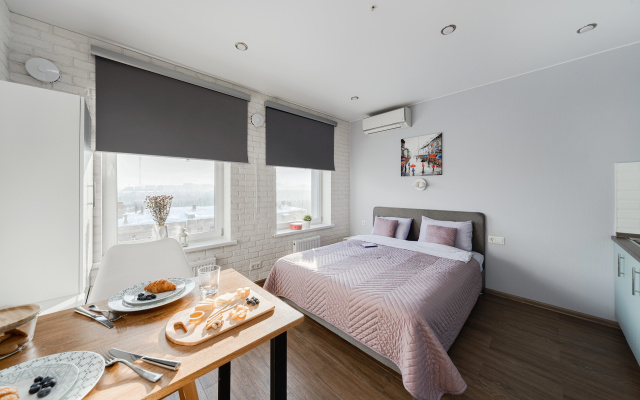 Апартаменты SMART LOFTS | Garden с видом на Останкинскую башню в новом ЖК рядом с метро
