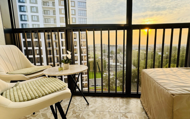 Апартаменты 1-комнатная видовая квартира "Высота"