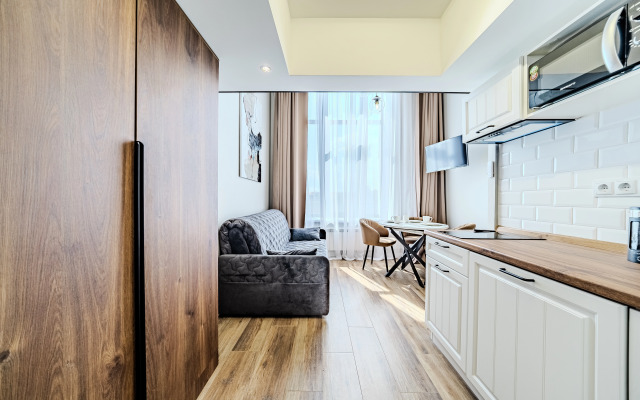 Novaya uyutnaya studiya na Prilukskoy Apartments