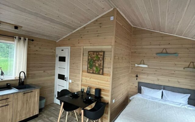 Гостевой дом на воде,хаусбот на р.Вуокса, карельский перешеек