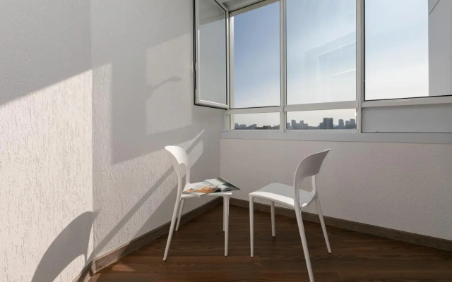 Двухкомнатные апартаменты Этажидейли возле ЖД вокзала