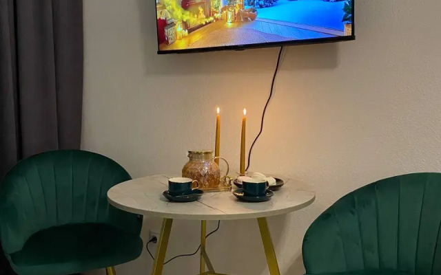 Uyutnaya studiya s panoramnym vidom u metro Flat