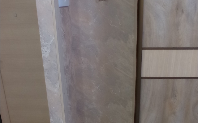 Квартира с красивой круглой подсветкой