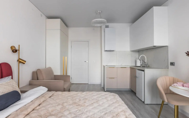 Квартира студия Птицы с роскошной панорамной лоджией