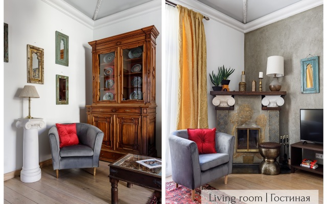 Апартаменты Minin Apartments Богемная Двухуровневая Мансарда 150 кв.м