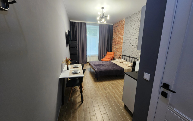 Квартира cтудия в стиле лофт в историческом здании