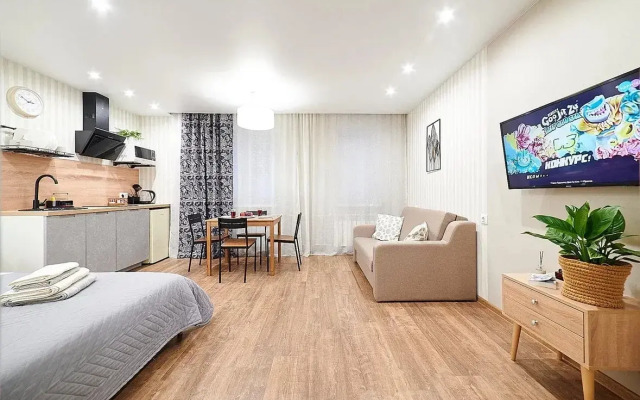 Квартира Студия Стильная в Центре у 2 Вокзалов