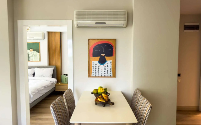 Апартаменты 2+1 Qoople Begonia в 20 метрах от моря