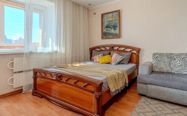Prostornaya Na Gubkina with two double beds Flat
