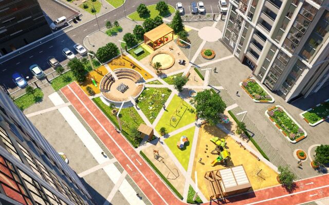 Квартира Btv Aparts с Видом на Ботанику в Доме Комфорт Класса